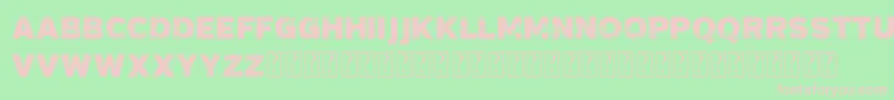 VtksMadalena Font – Pink Fonts on Green Background