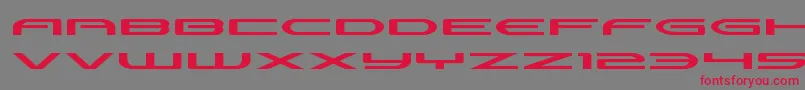 Шрифт Antietamxtraexpand – красные шрифты на сером фоне