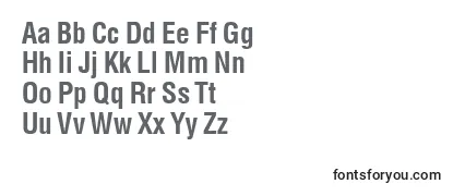 Шрифт HelveticaCondensedbold