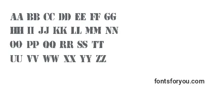 ArmyRust Font