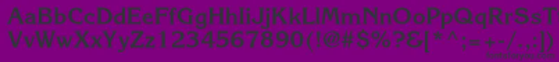 KorinnastdBold Font – Black Fonts on Purple Background