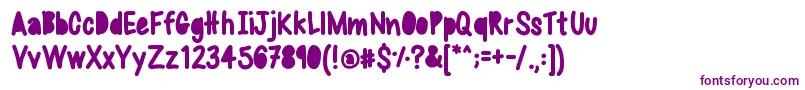 Sweetbubble Font – Purple Fonts