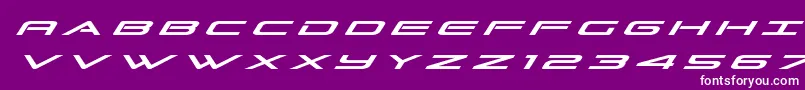Grandsporttitleital Font – White Fonts on Purple Background