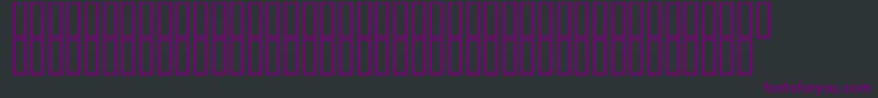 DecibelDingbats Font – Purple Fonts on Black Background
