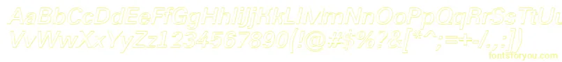 AGroticshBoldItalic Font – Yellow Fonts