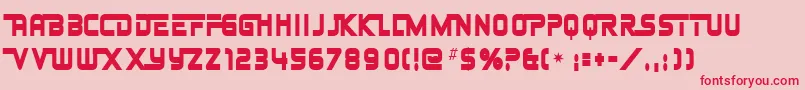 JohnnyFever Font – Red Fonts on Pink Background