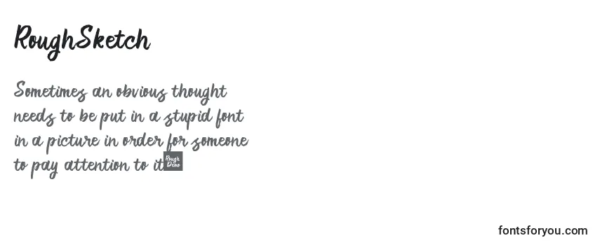 RoughSketch Font