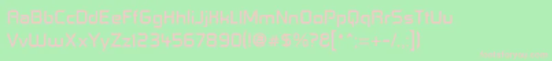 Contf Font – Pink Fonts on Green Background