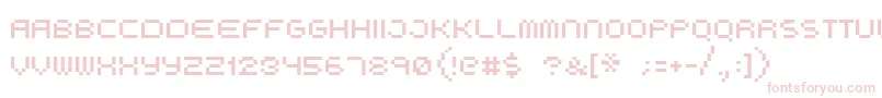 Czcionka BooCity – różowe czcionki