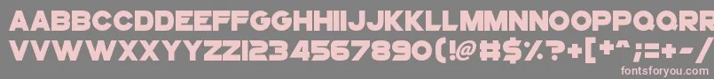 SuperstarX Font – Pink Fonts on Gray Background