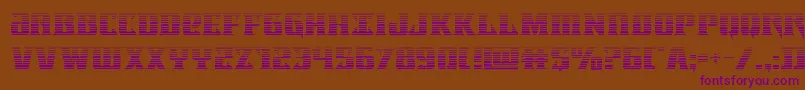 Шрифт Lifeforcegrad – фиолетовые шрифты на коричневом фоне