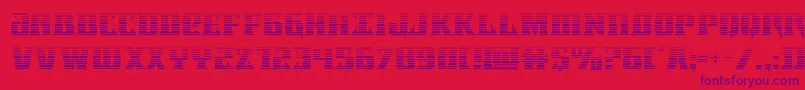 Lifeforcegrad Font – Purple Fonts on Red Background