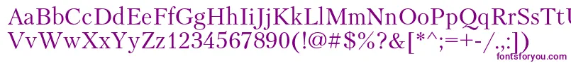 Petersburgc Font – Purple Fonts on White Background