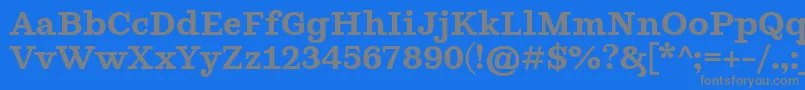 GhostlightSemibold Font – Gray Fonts on Blue Background