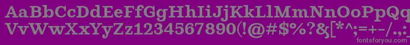 GhostlightSemibold Font – Gray Fonts on Purple Background