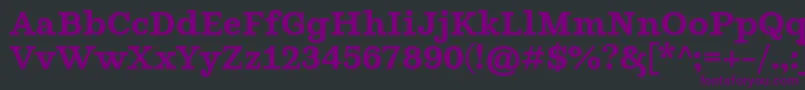 GhostlightSemibold Font – Purple Fonts on Black Background