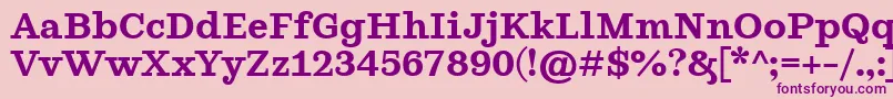 GhostlightSemibold Font – Purple Fonts on Pink Background