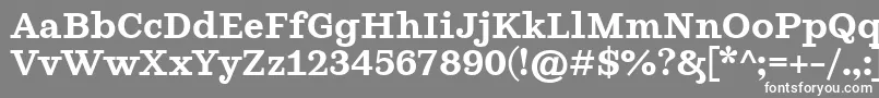 GhostlightSemibold Font – White Fonts on Gray Background