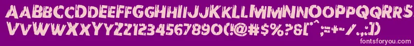 More about Redundeadrotate2 Font Redundeadrotate2 Font – Pink Fonts on Purple Background