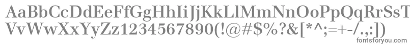 フォントEmonaSemibold – 白い背景に灰色の文字