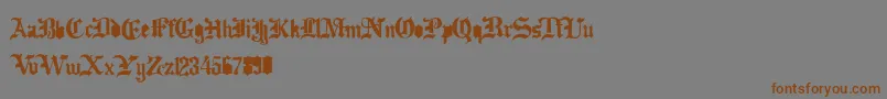 Lisätietoja Dramatype-fontista Dramatype-fontti – ruskeat fontit harmaalla taustalla