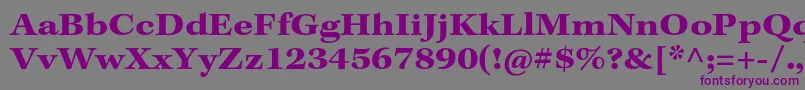 KeplerstdBoldextcapt Font – Purple Fonts on Gray Background