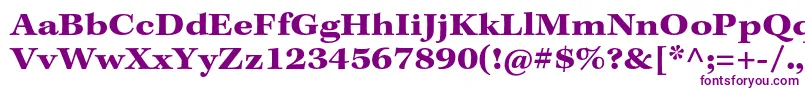 KeplerstdBoldextcapt Font – Purple Fonts on White Background