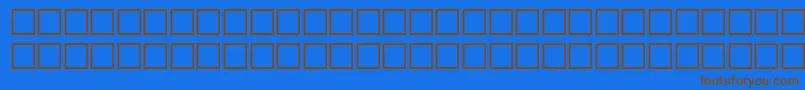 GlasnostlightfwfRegular Font – Brown Fonts on Blue Background