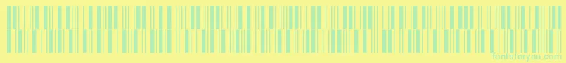 Intp12dmtt-fontti – vihreät fontit keltaisella taustalla