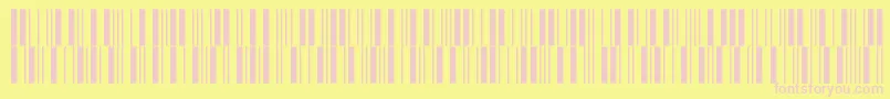 Intp12dmtt-fontti – vaaleanpunaiset fontit keltaisella taustalla
