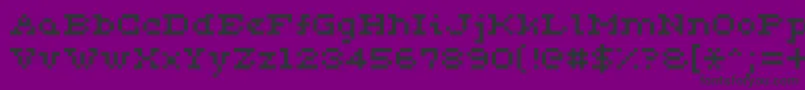 Ceriph0553 Font – Black Fonts on Purple Background