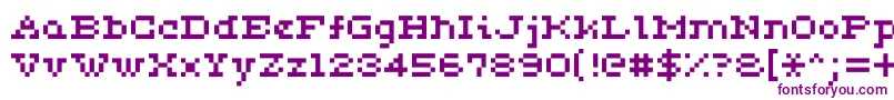 Ceriph0553 Font – Purple Fonts on White Background