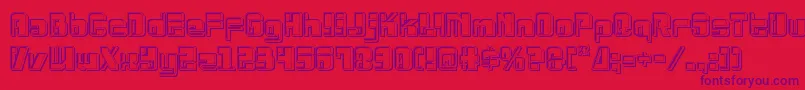 Drosselmeyerengrave Font – Purple Fonts on Red Background