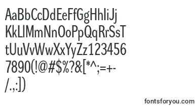 Dynagroteskrc font – standard Fonts