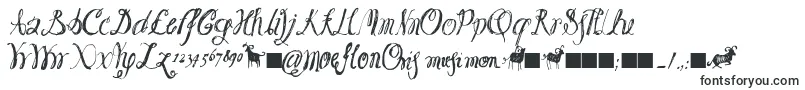 Шрифт Moeflon01 – шрифты для имени