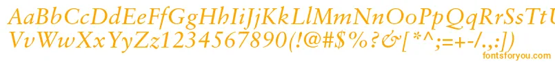 SabonltstdItalic Font – Orange Fonts