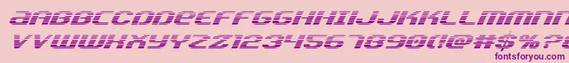 Teamamericagrad Font – Purple Fonts on Pink Background