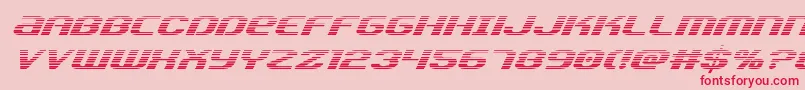 Teamamericagrad Font – Red Fonts on Pink Background