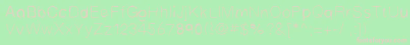 Mbscribbles Font – Pink Fonts on Green Background