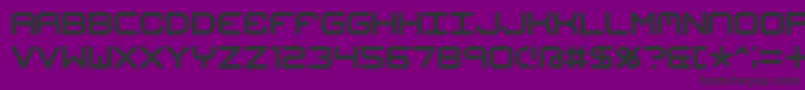 Mishmash Font – Black Fonts on Purple Background