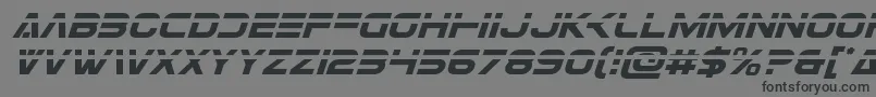 Weitere Informationen zur Eurofighterlaserital-Schriftart Eurofighterlaserital-Schriftart – Schwarze Schriften auf grauem Hintergrund
