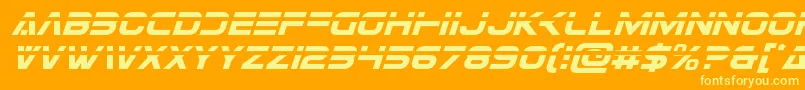 fuente Eurofighterlaserital – Fuentes Amarillas Sobre Fondo Naranja