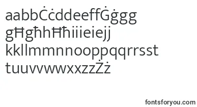 EkmuktaLight font – maltese Fonts