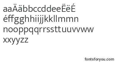 EkmuktaLight font – macedonian Fonts
