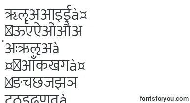 EkmuktaLight font – marathi Fonts