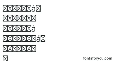 EkmuktaLight font – burmese Fonts