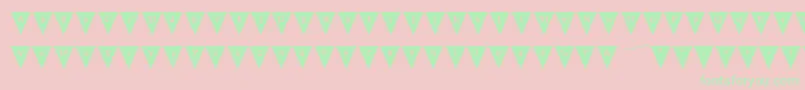 VivaLaFiesta Font – Green Fonts on Pink Background