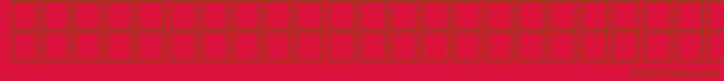 AlMujahedAlAnbobi Font – Brown Fonts on Red Background