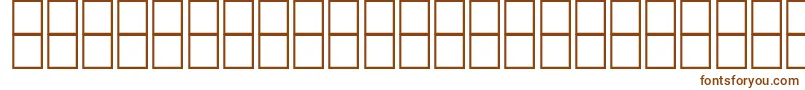 AlMujahedAlAnbobi Font – Brown Fonts on White Background