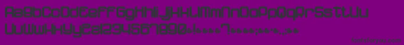 DopenakedfoulPhat Font – Black Fonts on Purple Background